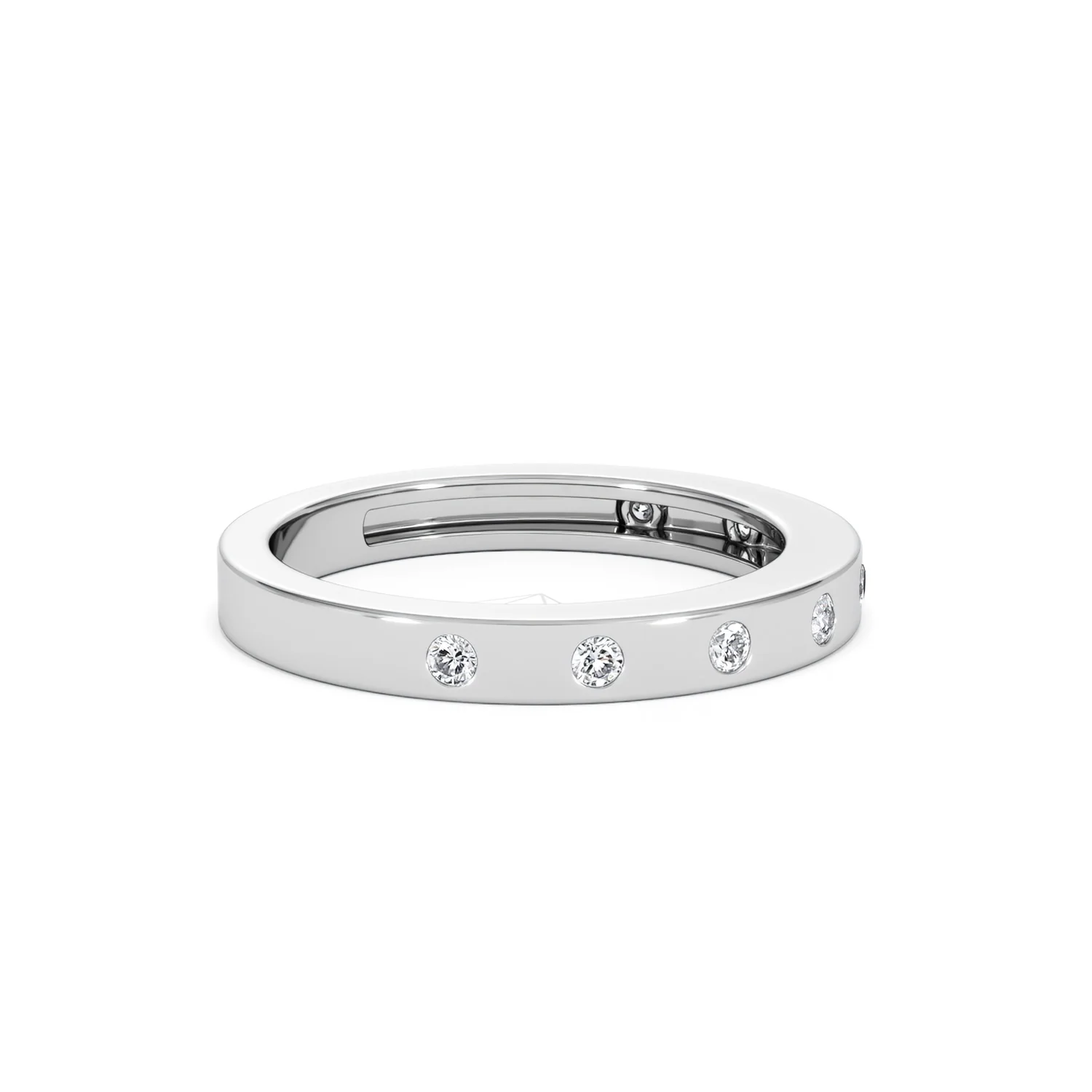 Élan 0.90ct Lab Diamond Ring in Sterling Silver - Image 25