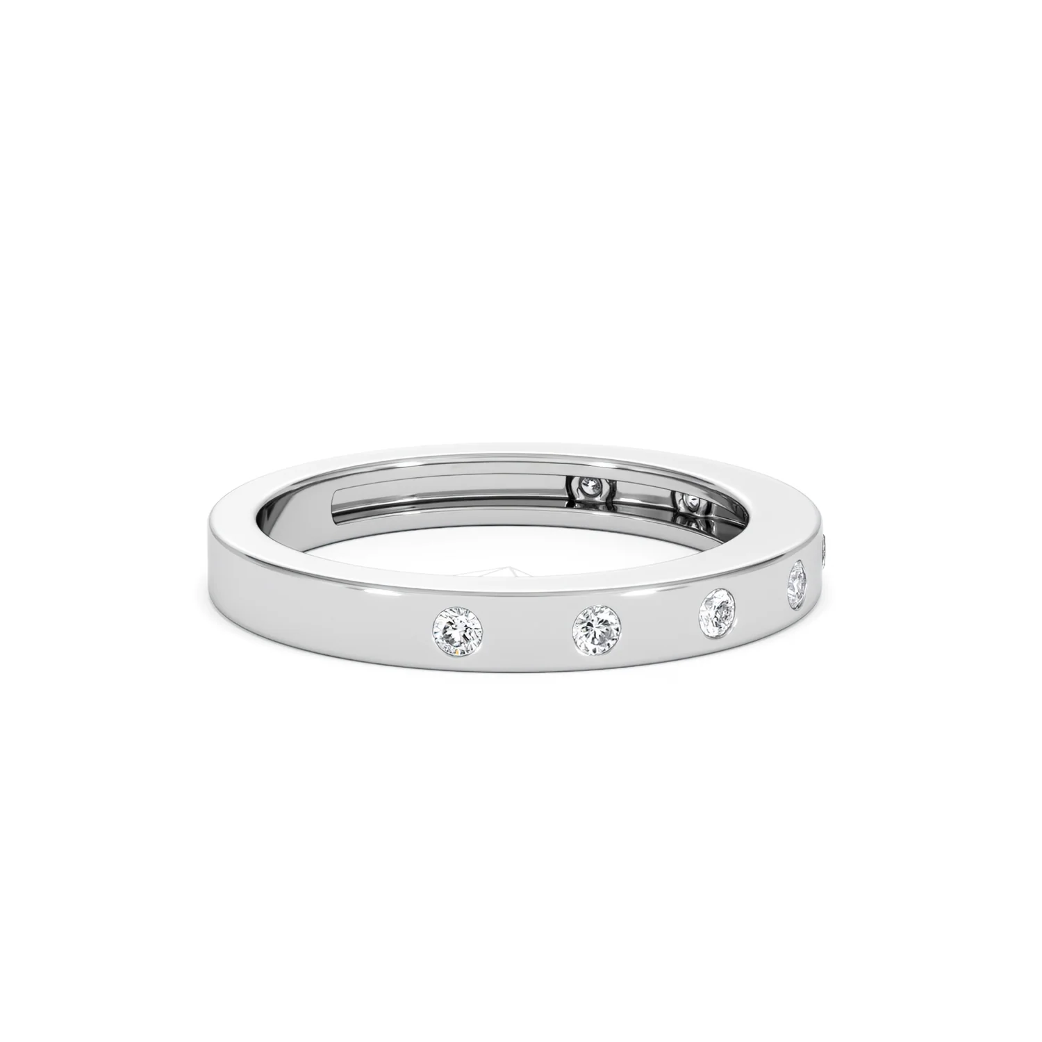 Élan 0.90ct Lab Diamond Ring in Sterling Silver - Image 26
