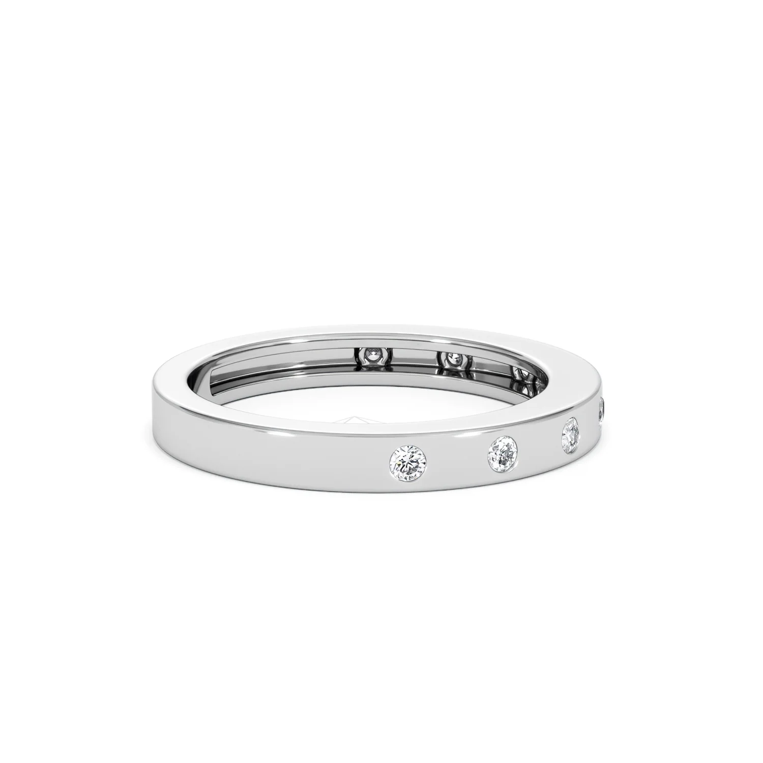 Élan 0.90ct Lab Diamond Ring in Sterling Silver - Image 30