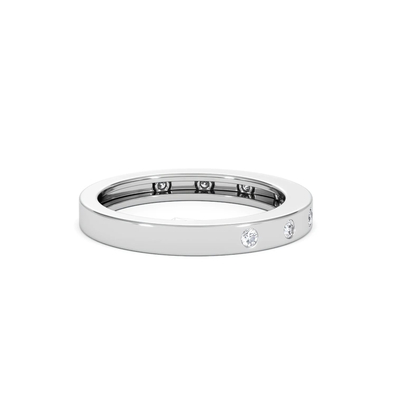 Élan 0.90ct Lab Diamond Ring in Sterling Silver - Image 34