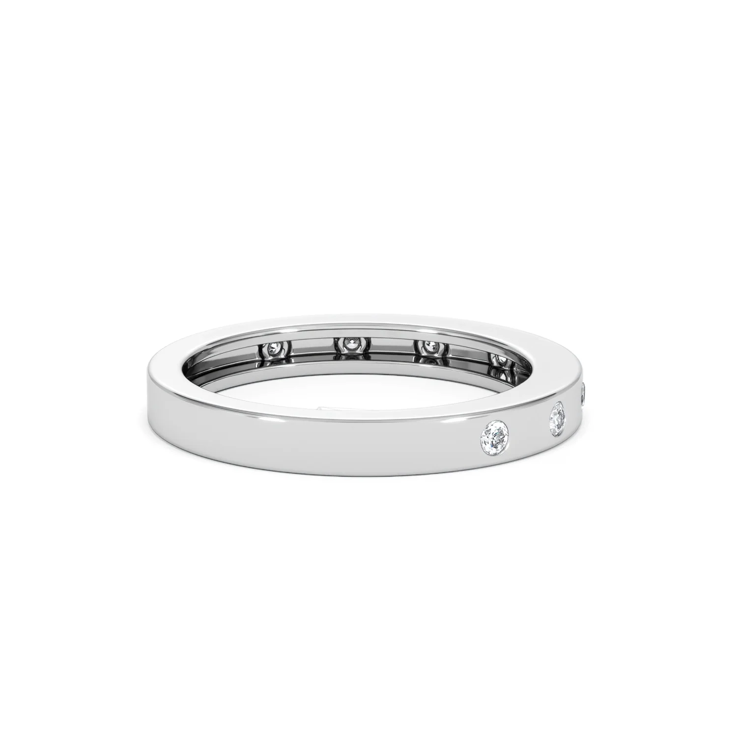 Élan 0.90ct Lab Diamond Ring in Sterling Silver - Image 36