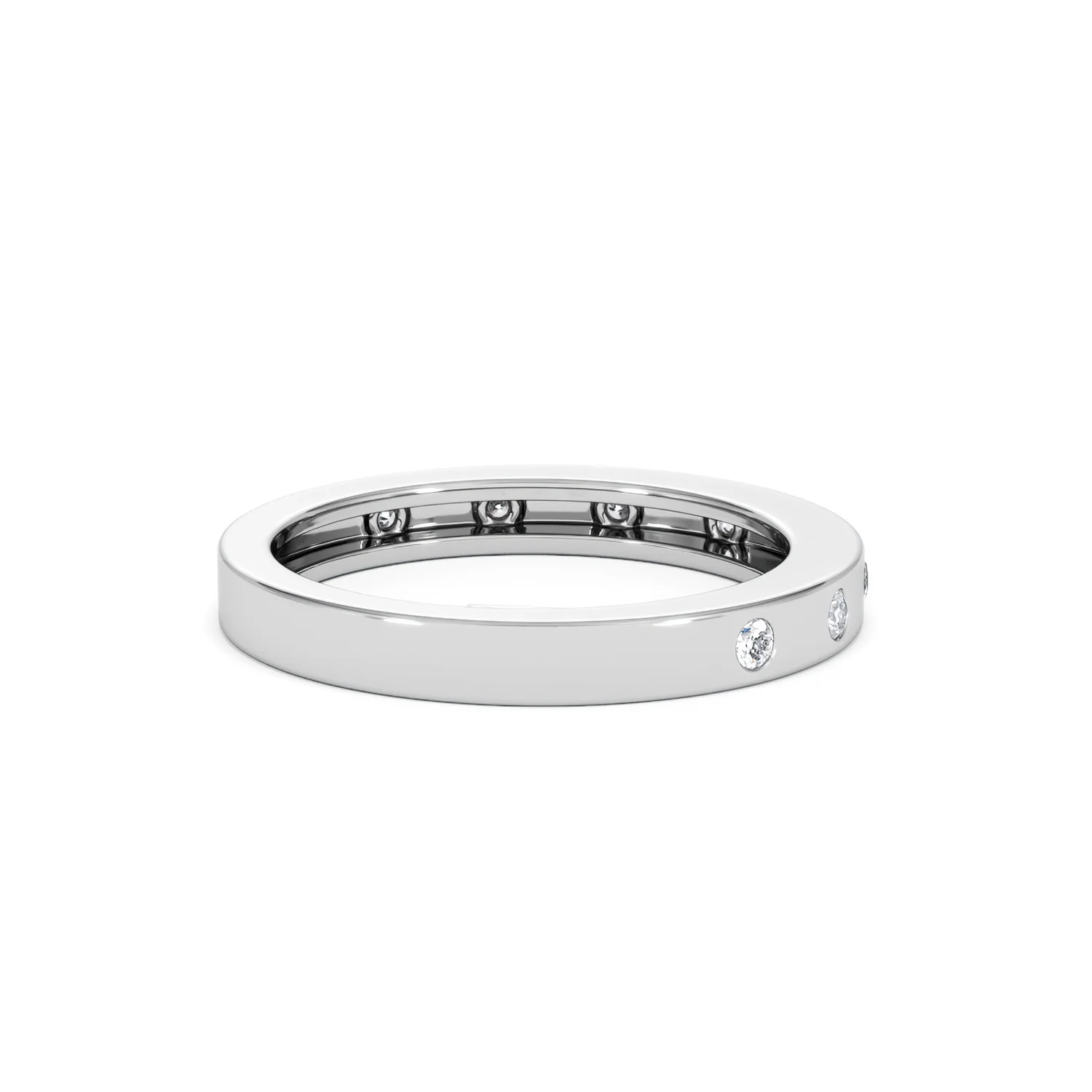 Élan 0.90ct Lab Diamond Ring in Sterling Silver - Image 37