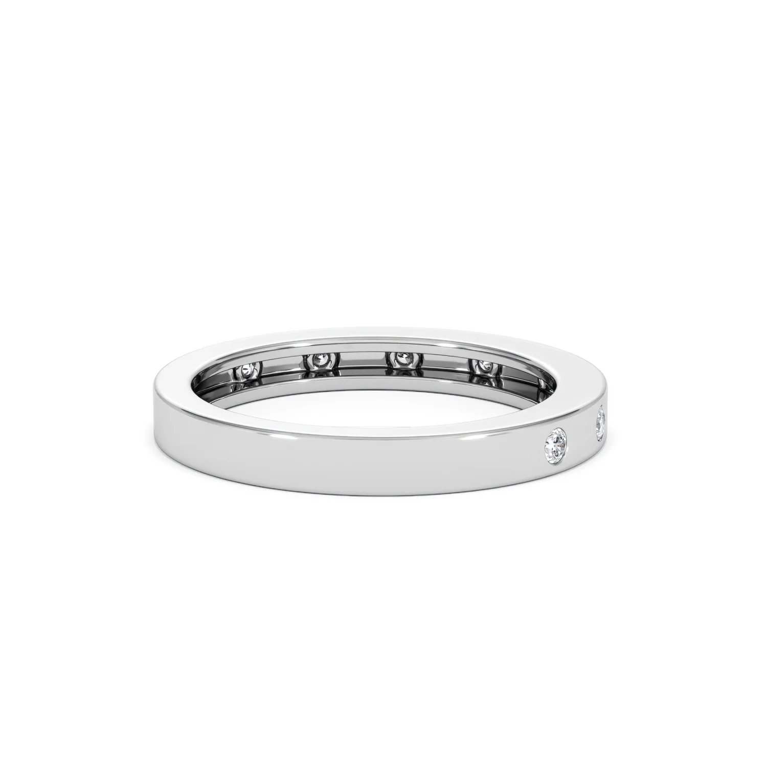 Élan 0.90ct Lab Diamond Ring in Sterling Silver - Image 39