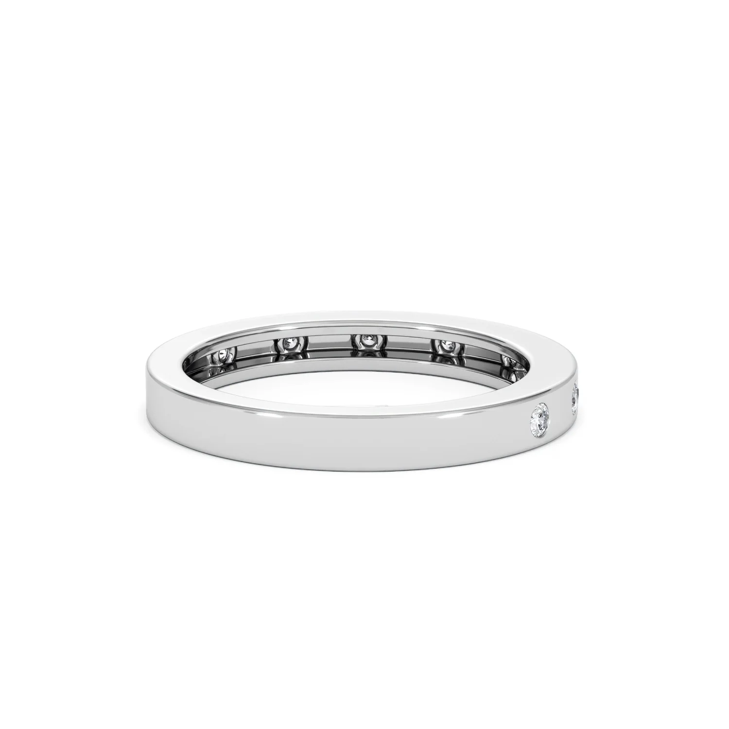 Élan 0.90ct Lab Diamond Ring in Sterling Silver - Image 40