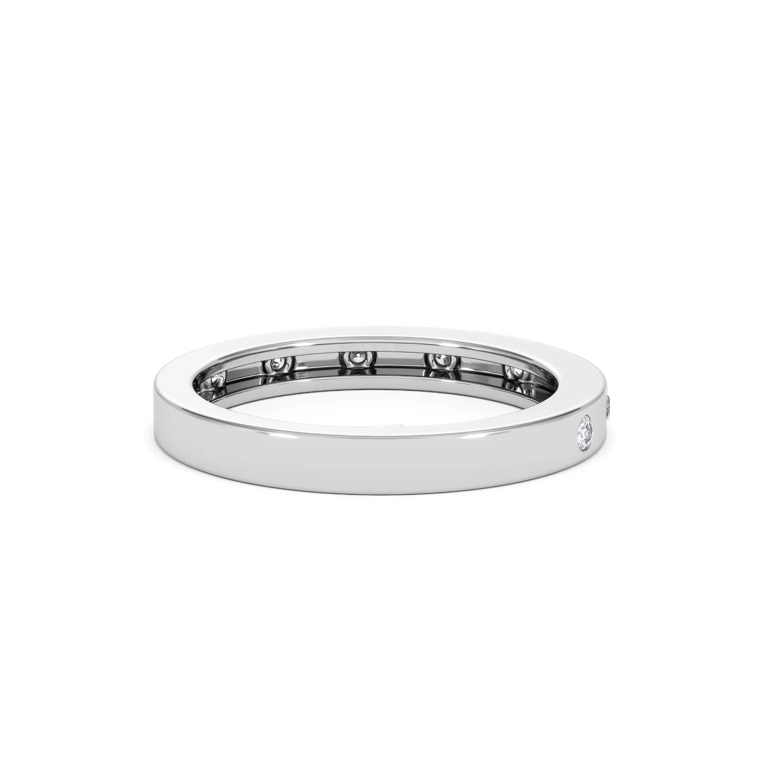 Élan 0.90ct Lab Diamond Ring in Sterling Silver - Image 42