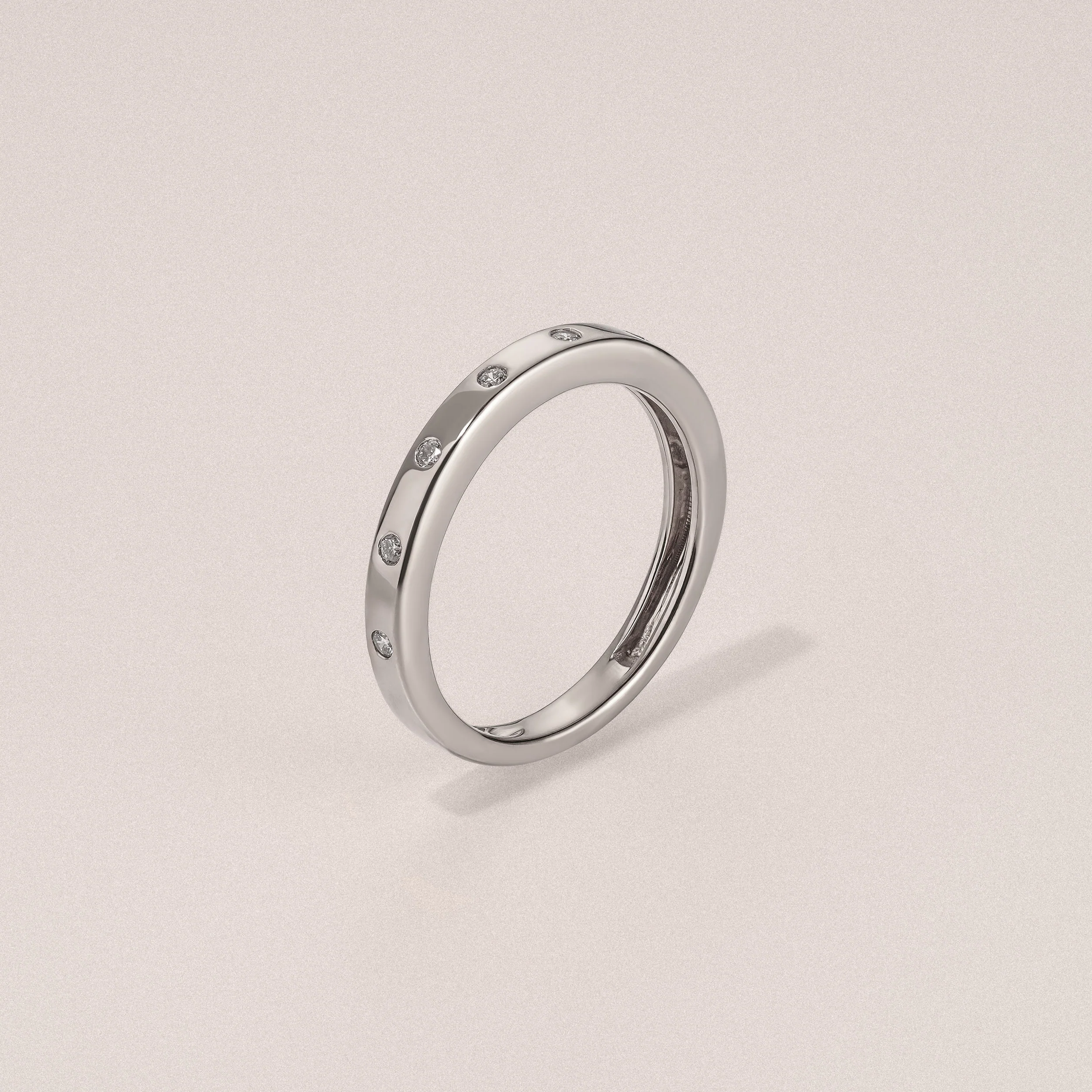 Élan 0.90ct Lab Diamond Ring in Sterling Silver - Image 6
