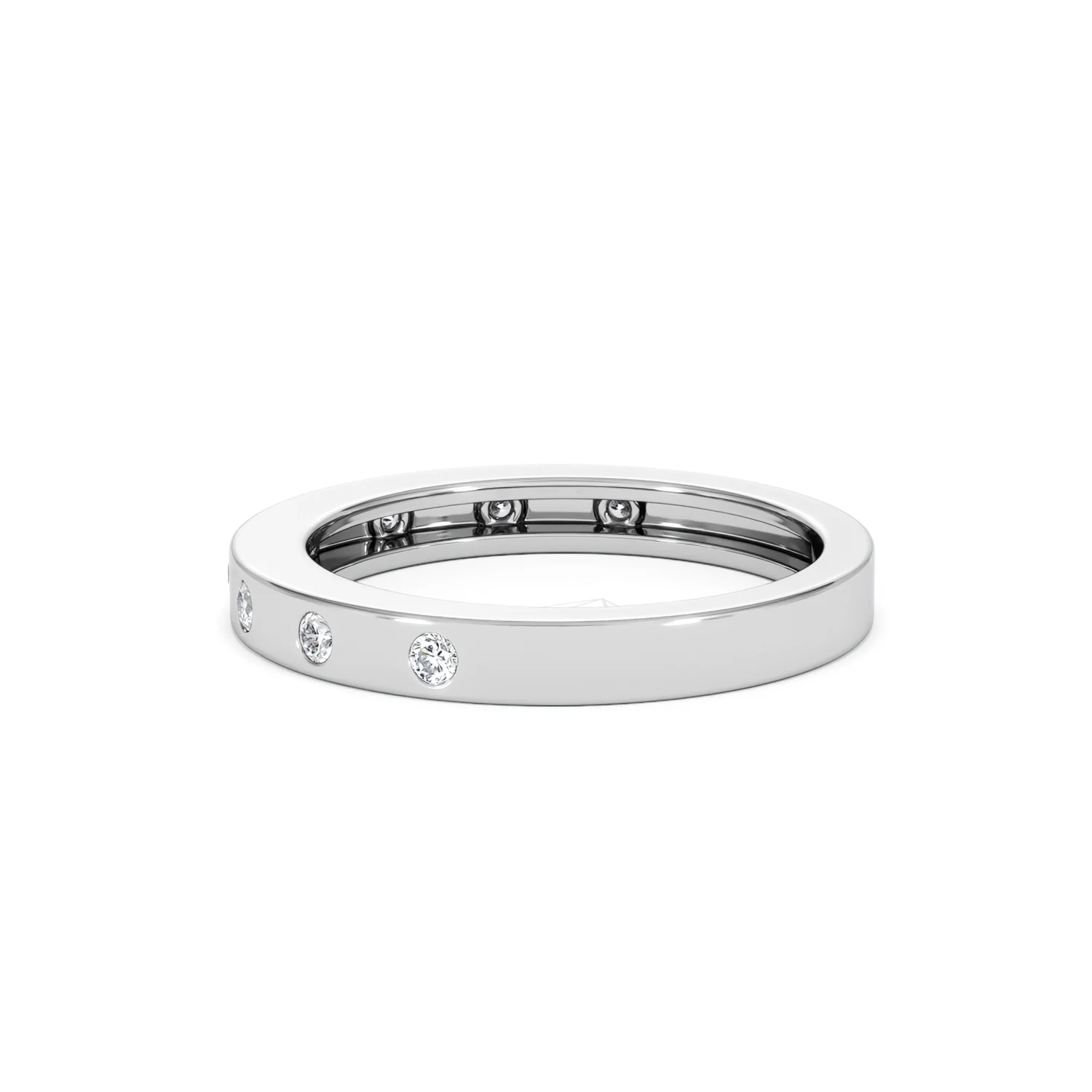 Élan 0.90ct Lab Diamond Ring in Sterling Silver - Image 65
