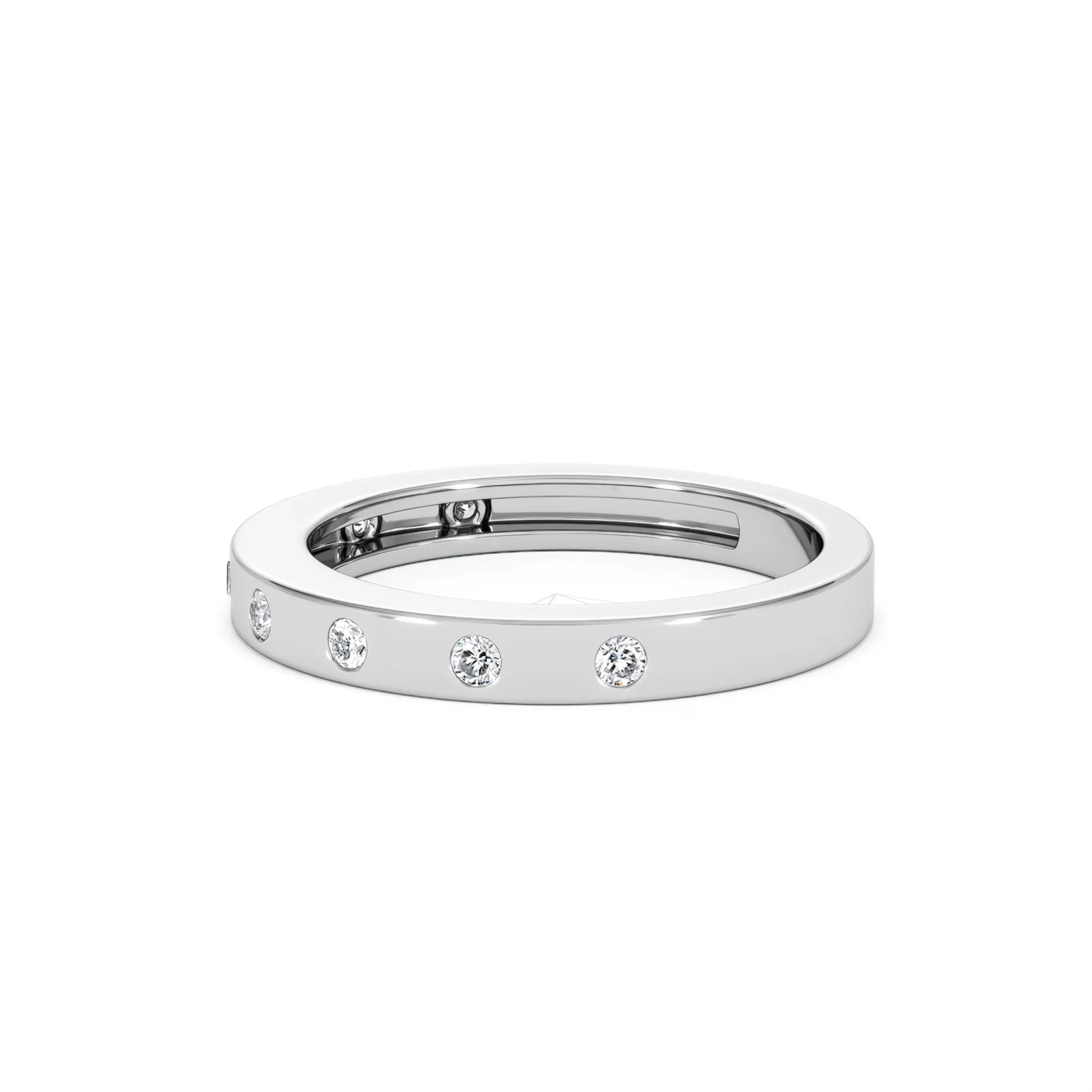 Élan 0.90ct Lab Diamond Ring in Sterling Silver - Image 72