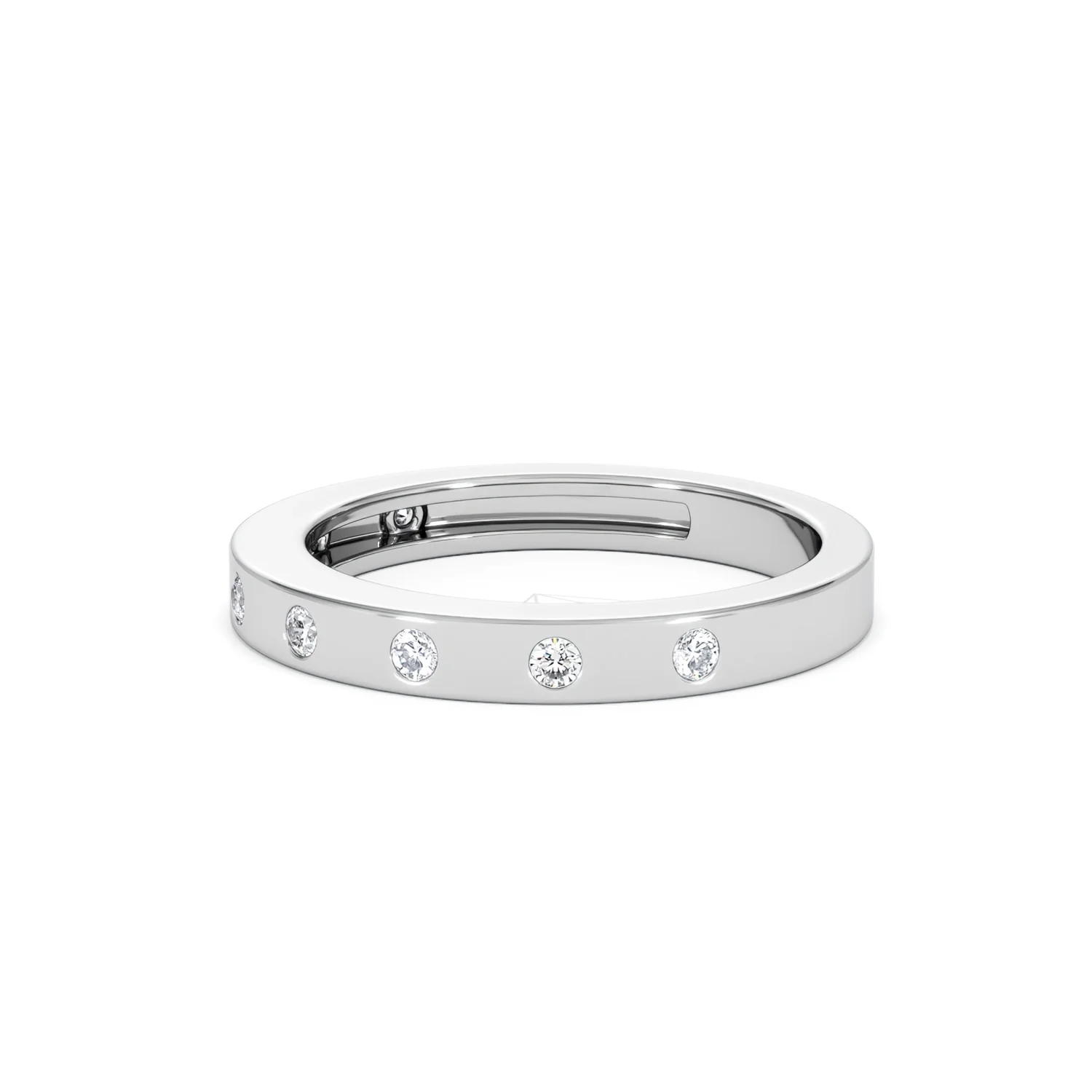 Élan 0.90ct Lab Diamond Ring in Sterling Silver - Image 75