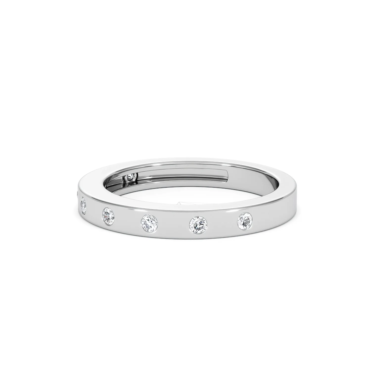 Élan 0.90ct Lab Diamond Ring in Sterling Silver - Image 76