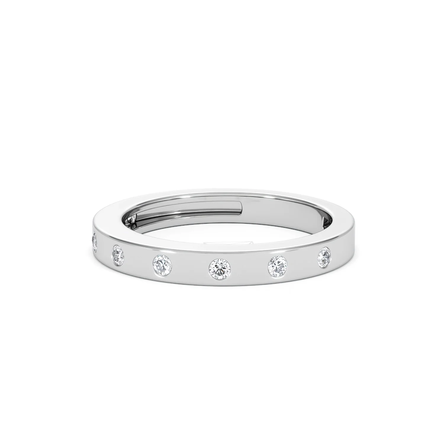 Élan 0.90ct Lab Diamond Ring in Sterling Silver - Image 80
