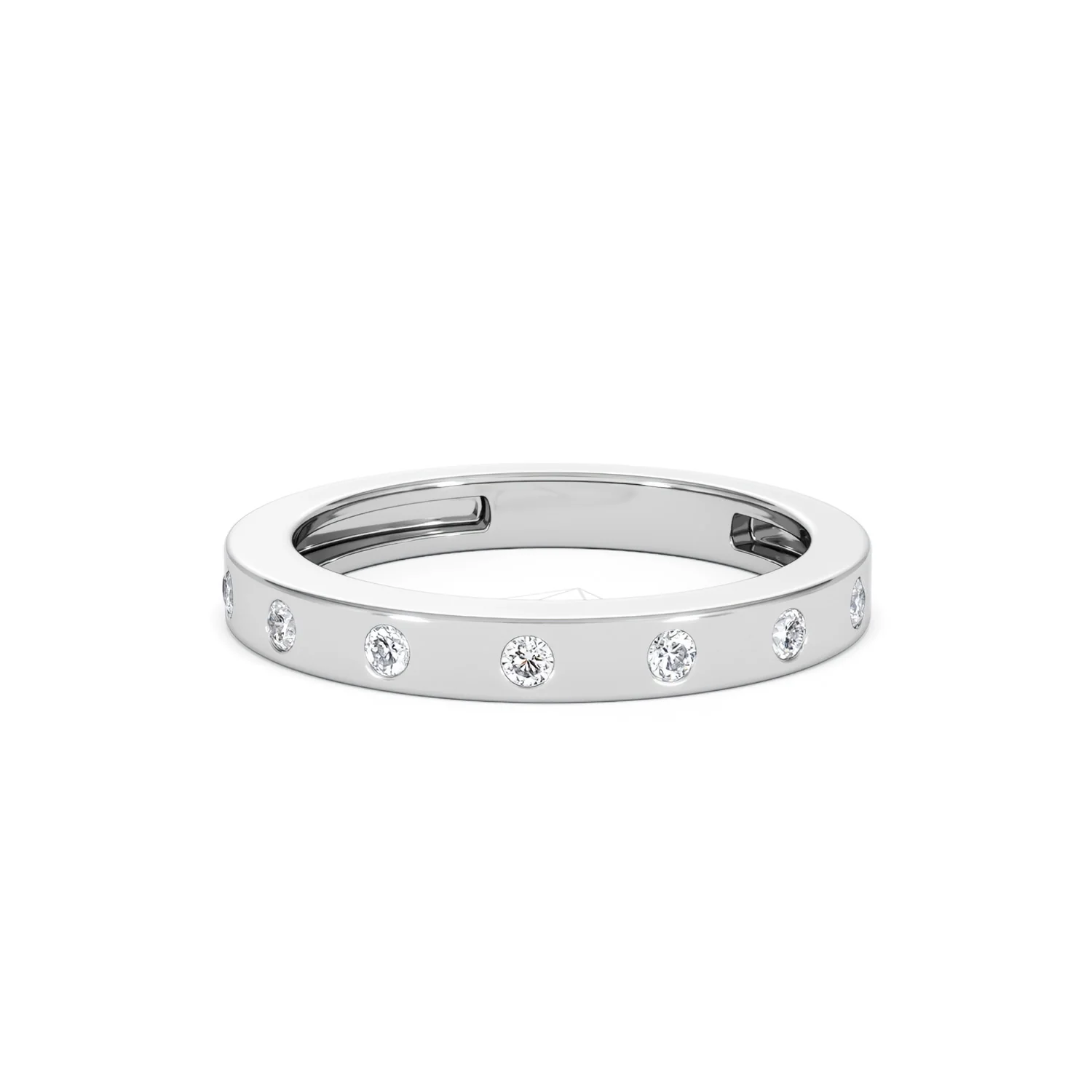 Élan 0.90ct Lab Diamond Ring in Sterling Silver - Image 85