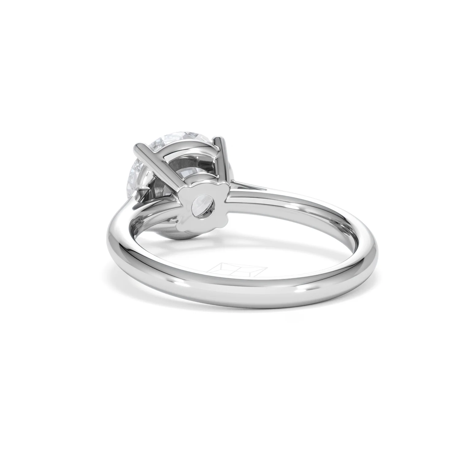 Elysia 3.00ct Lab Diamond Round Cut Engagement Ring in Platinum G/VS1 - Image 54