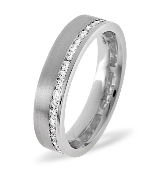 Emily Platinum Diamond Wedding Ring 0.38CT G/VS