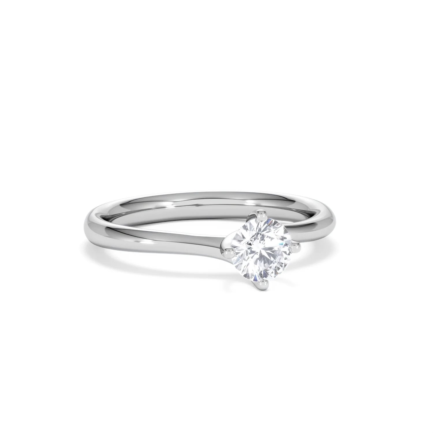 Engagement Ring Certified 0.50CT Lily Platinum G/VS - Image 12