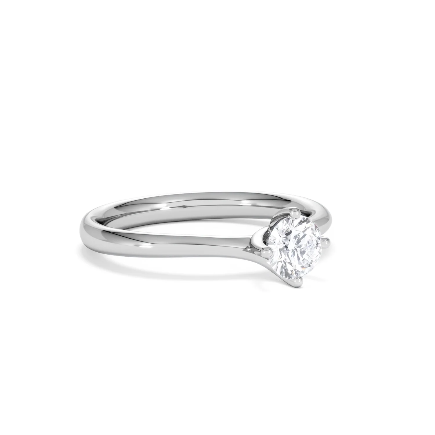 Engagement Ring Certified 0.50CT Lily Platinum G/VS - Image 15