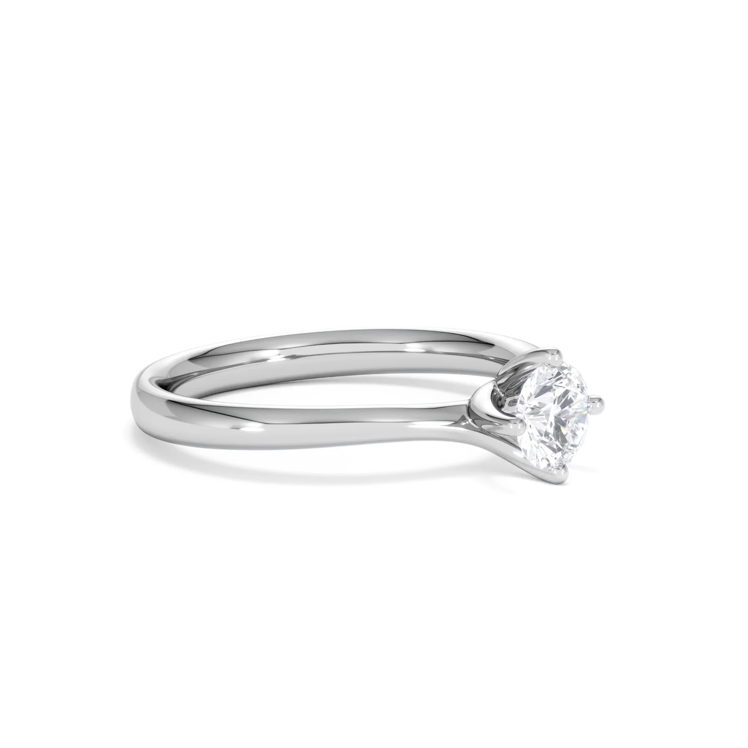 Engagement Ring Certified 0.50CT Lily Platinum G/VS - Image 18
