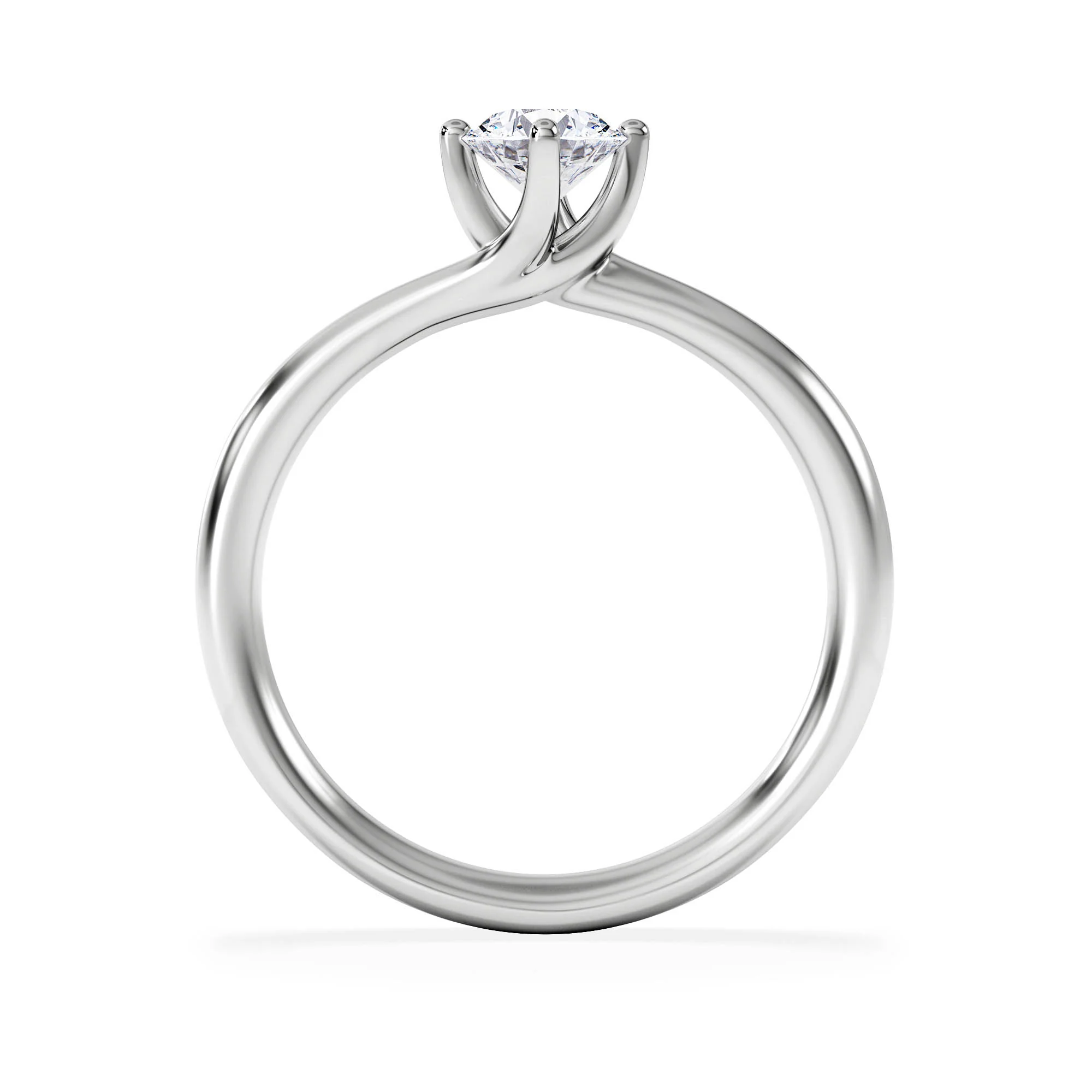 Engagement Ring Certified 0.50CT Lily Platinum G/VS - Image 3