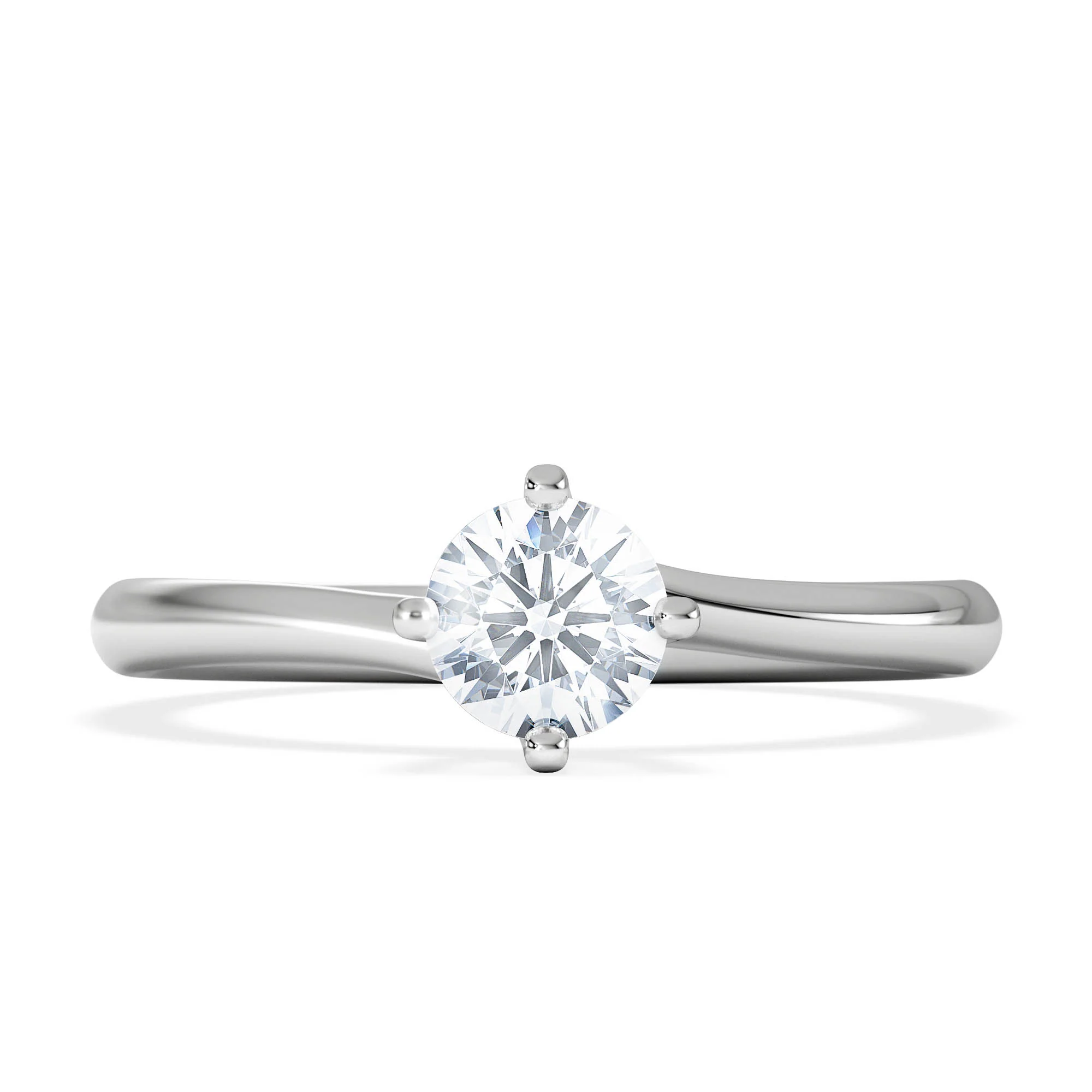 Engagement Ring Certified 0.50CT Lily Platinum G/VS - Image 6