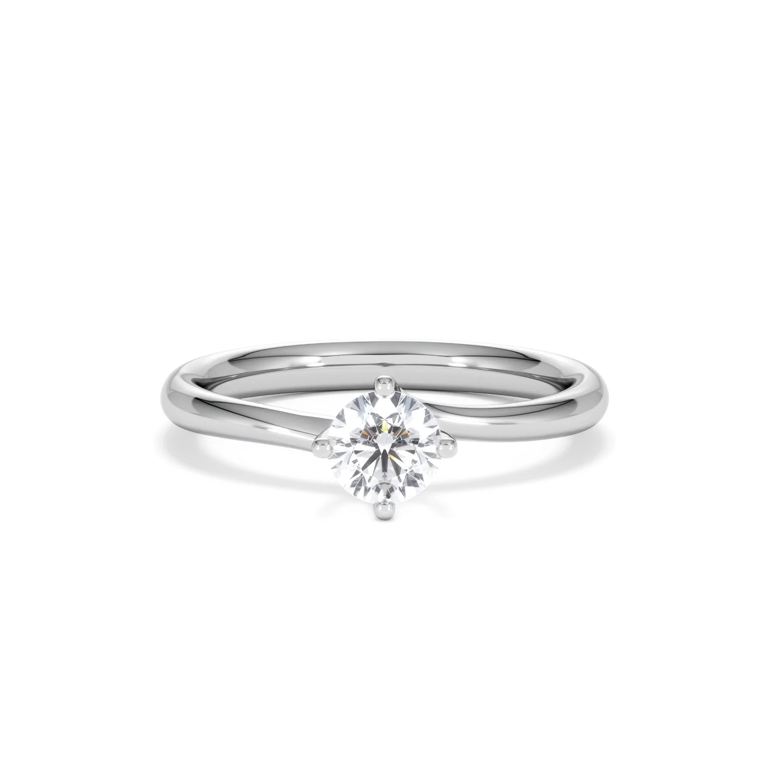 Engagement Ring Certified 0.50CT Lily Platinum G/VS - Image 8