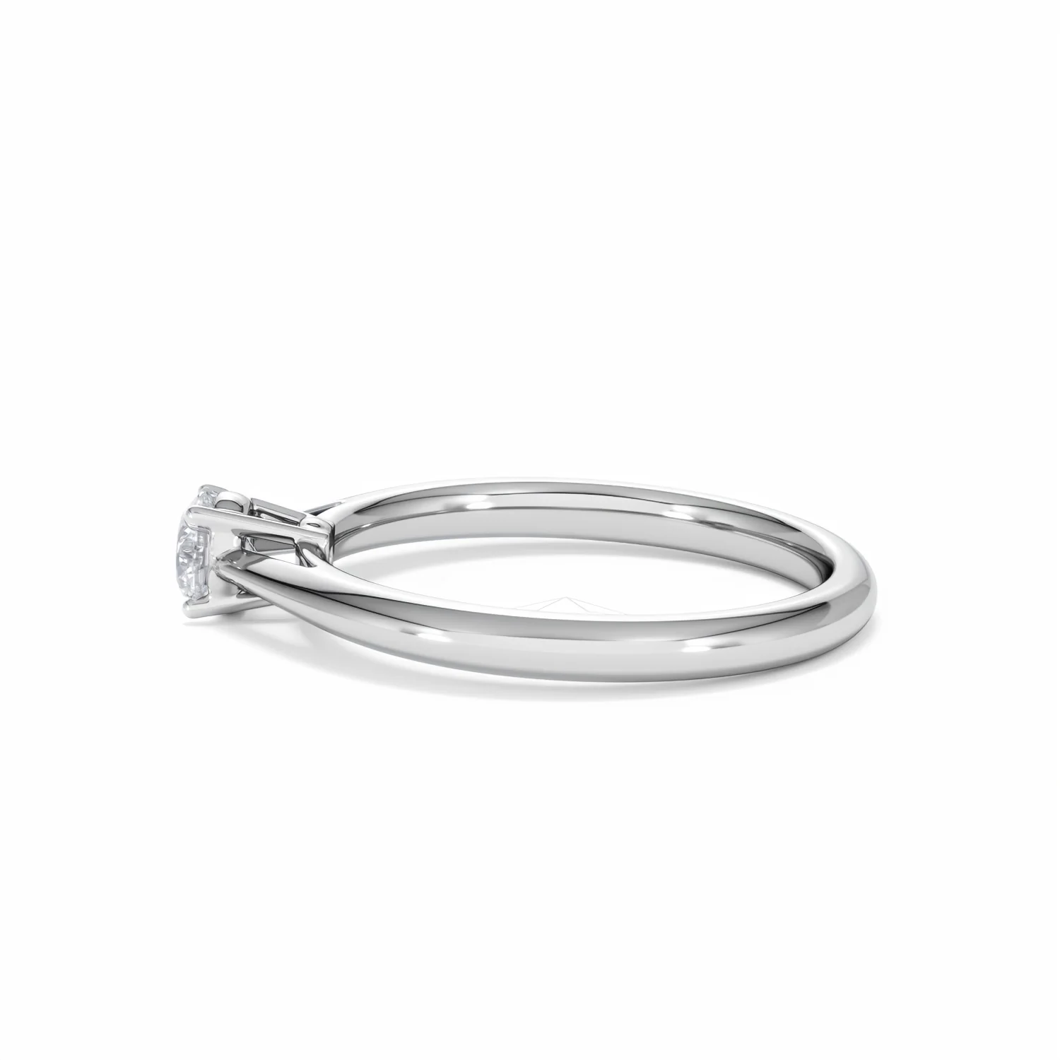 Engagement Ring Certified Elysia 18K White Gold Diamond 0.33CT-G-H/SI - Image 67