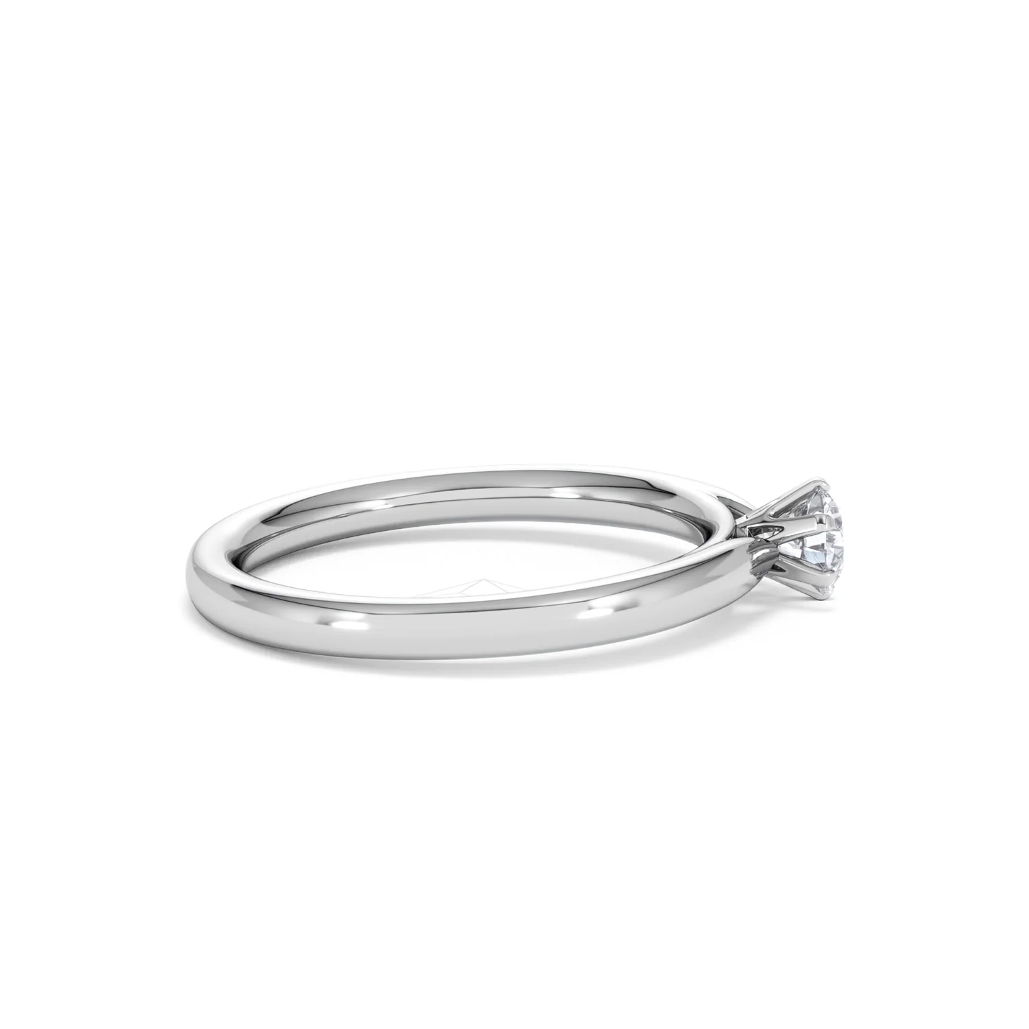 Engagement Ring Certified Low Set Chloe 18K White Gold Diamond 0.25CT - Image 28