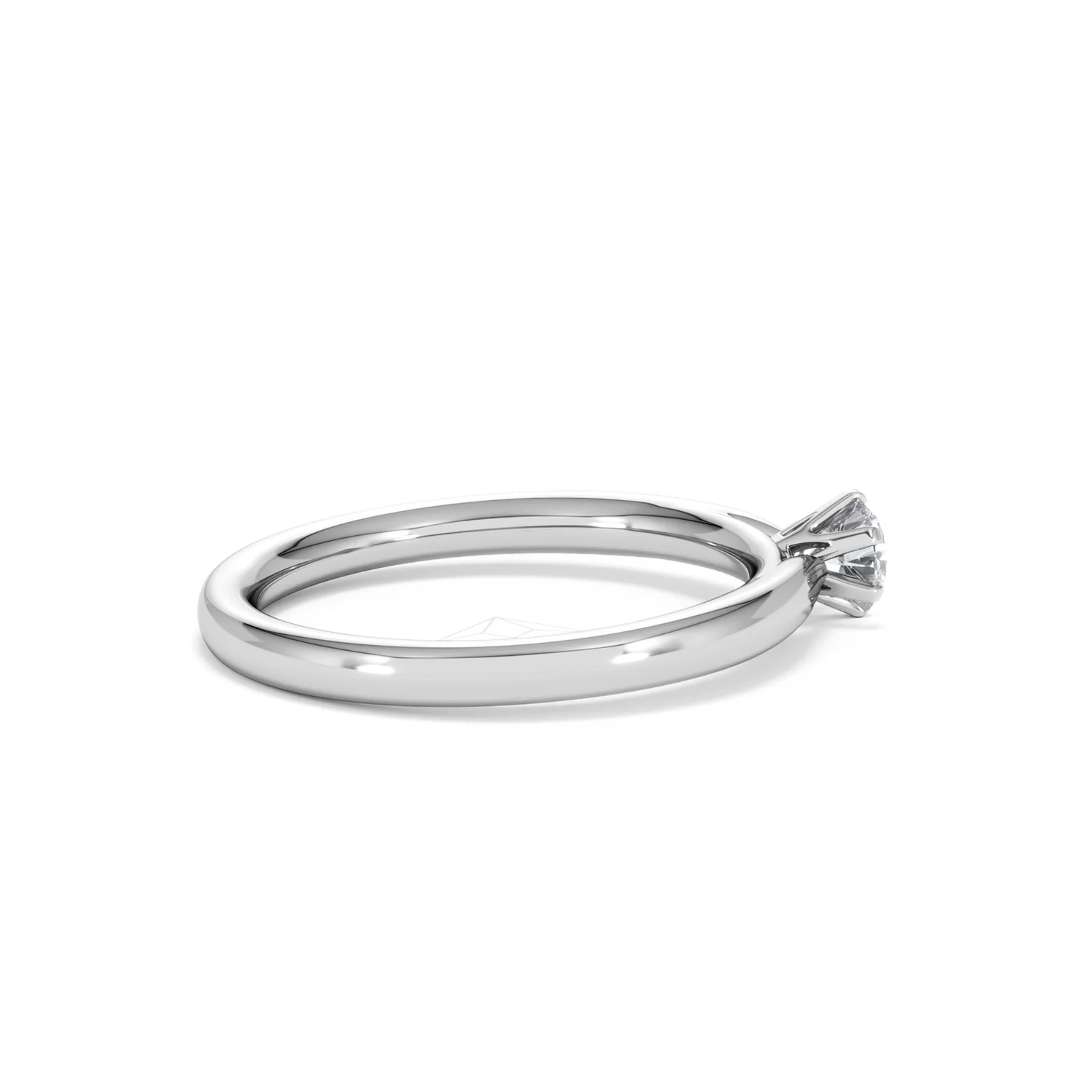 Engagement Ring Certified Low Set Chloe 18K White Gold Diamond 0.25CT - Image 31