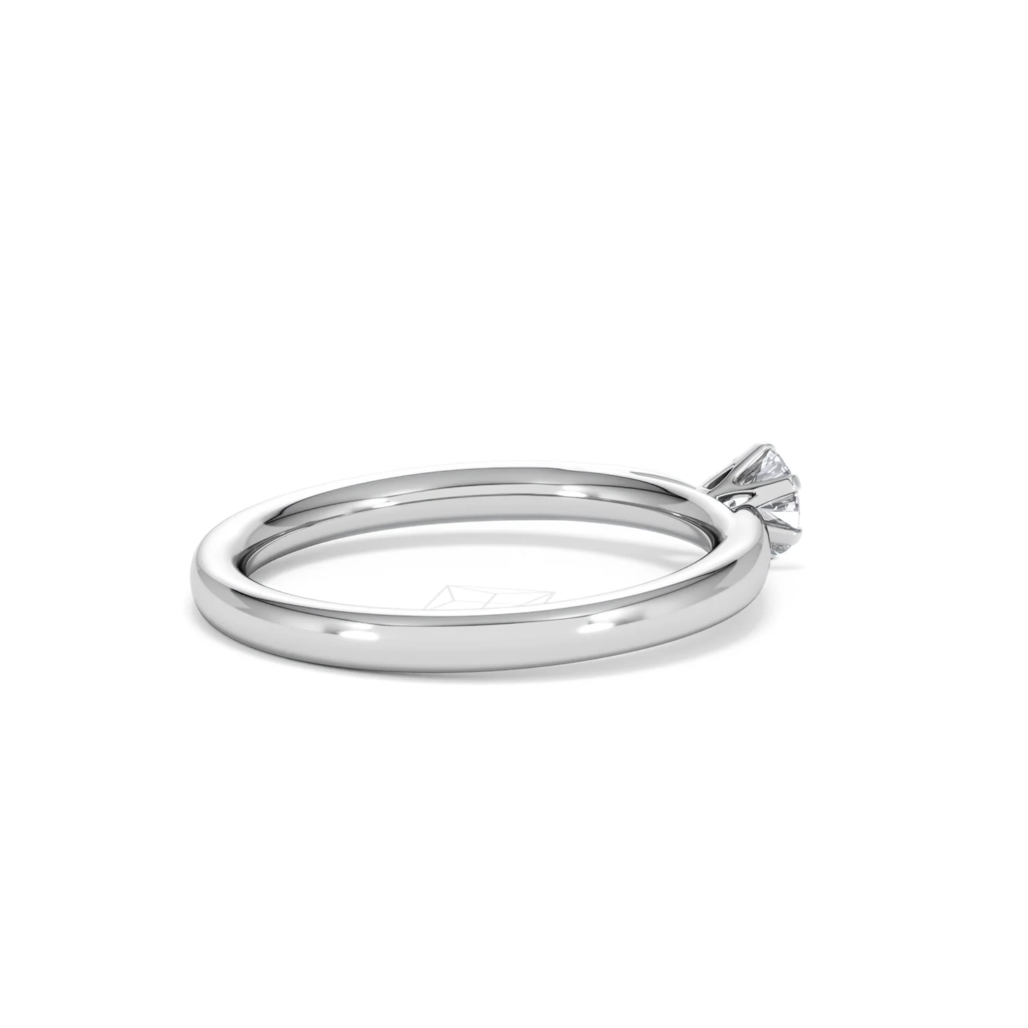Engagement Ring Certified Low Set Chloe 18K White Gold Diamond 0.25CT - Image 35