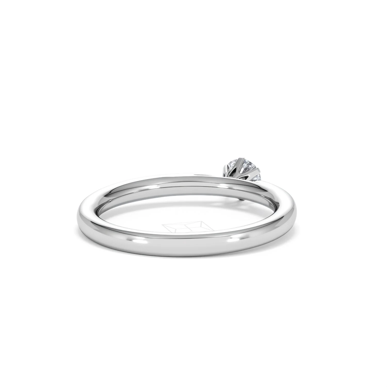 Engagement Ring Certified Low Set Chloe 18K White Gold Diamond 0.25CT - Image 42