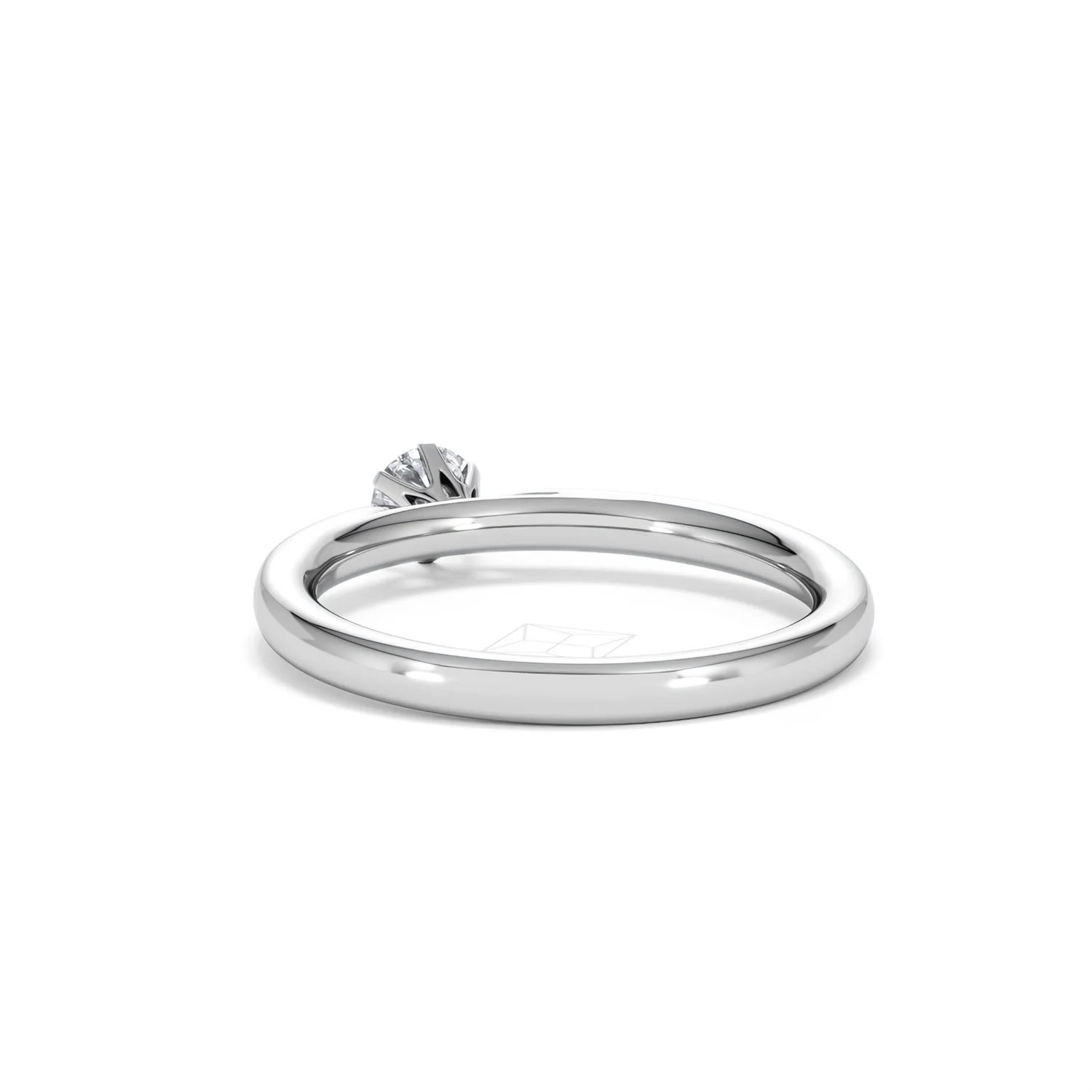 Engagement Ring Certified Low Set Chloe 18K White Gold Diamond 0.25CT - Image 53