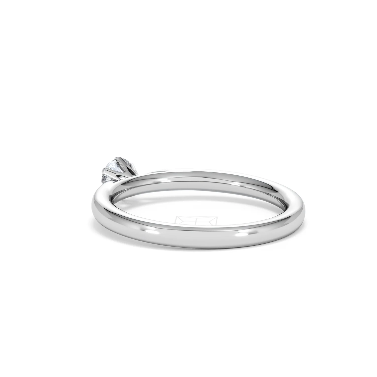 Engagement Ring Certified Low Set Chloe 18K White Gold Diamond 0.25CT - Image 57