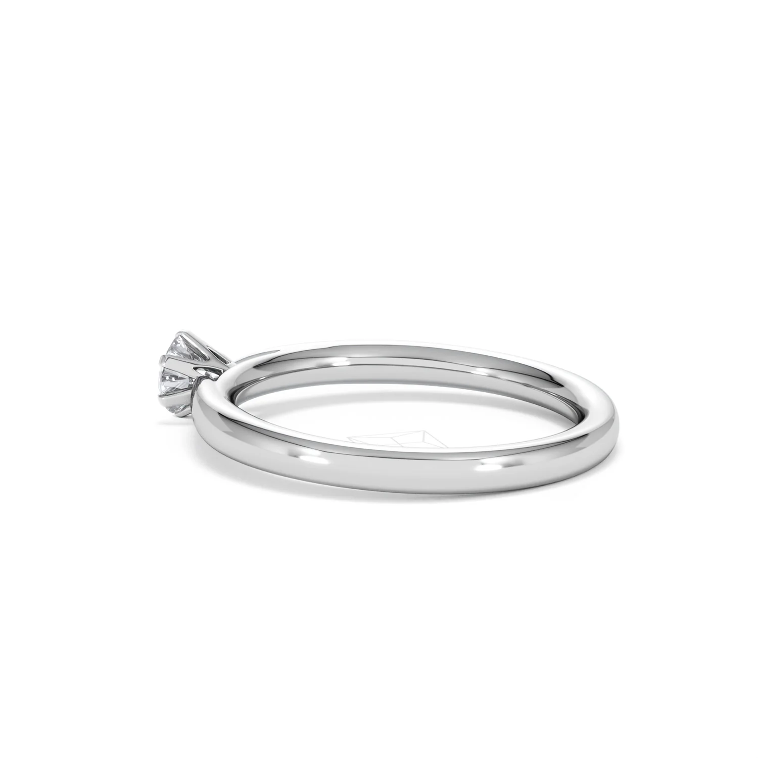 Engagement Ring Certified Low Set Chloe 18K White Gold Diamond 0.25CT - Image 62