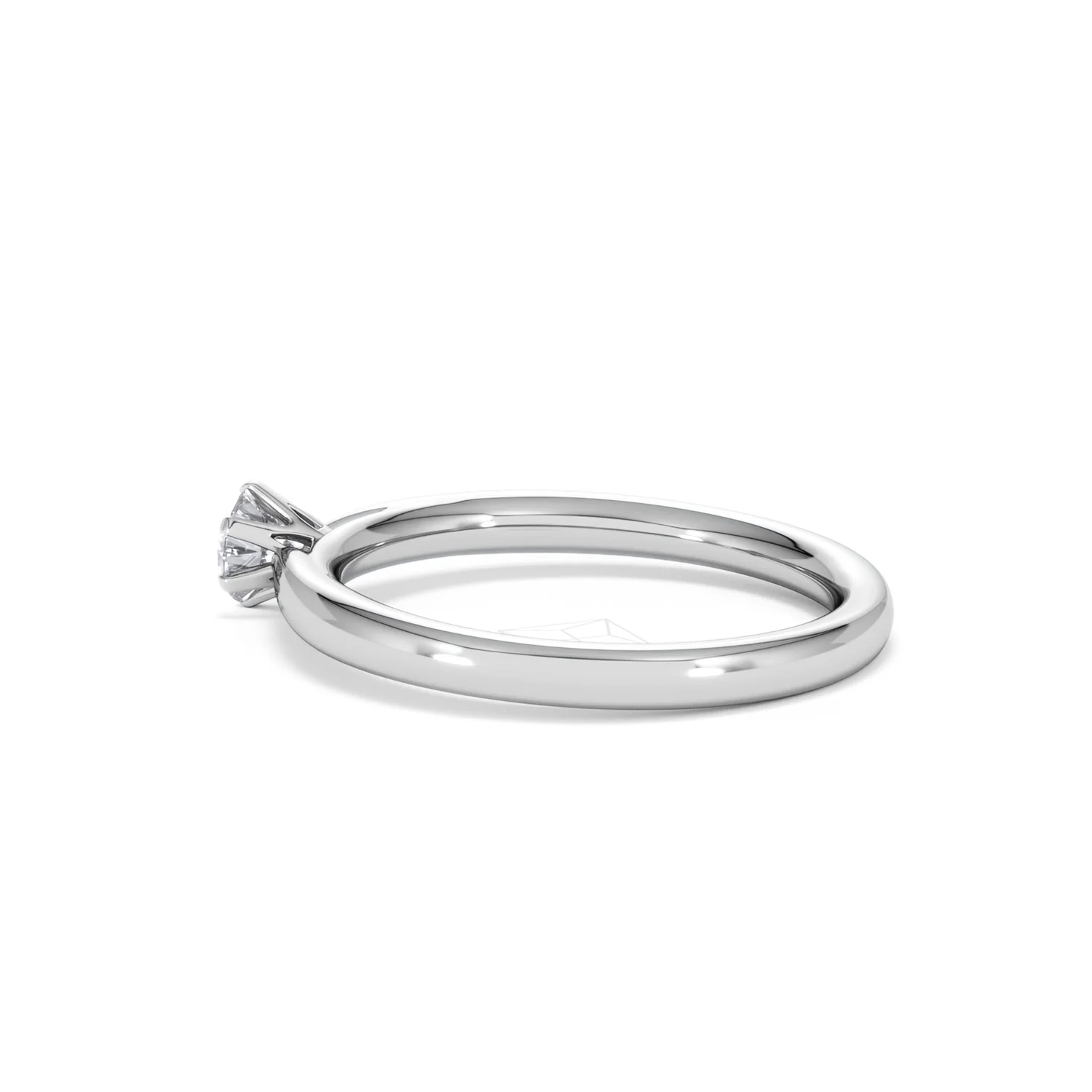 Engagement Ring Certified Low Set Chloe 18K White Gold Diamond 0.25CT - Image 63