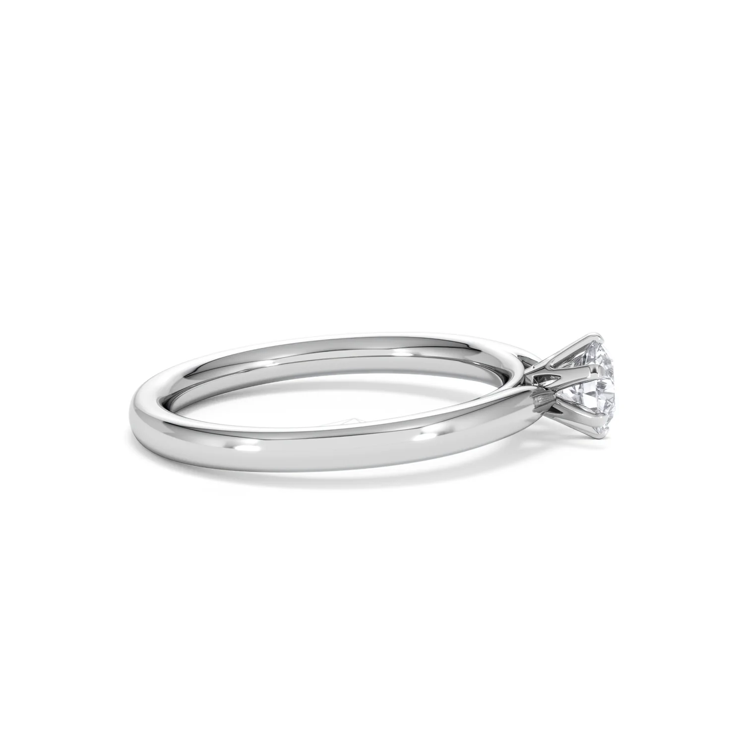 Engagement Ring Certified Low Set Chloe 18K White Gold Diamond 0.50CT - Image 27