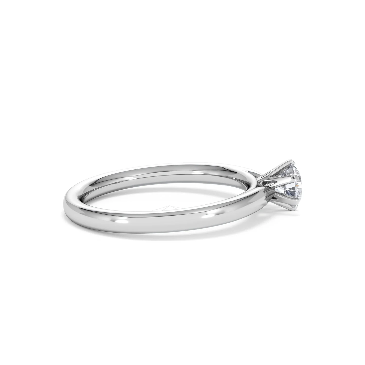Engagement Ring Certified Low Set Chloe 18K White Gold Diamond 0.50CT - Image 29