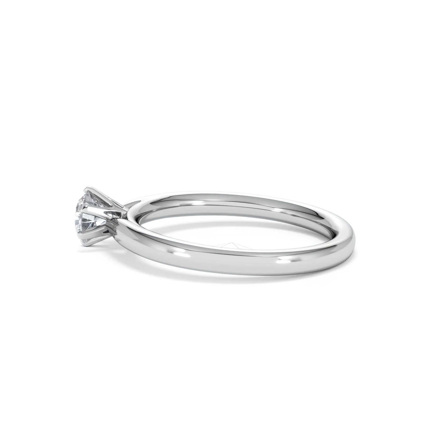 Engagement Ring Certified Low Set Chloe 18K White Gold Diamond 0.50CT - Image 66