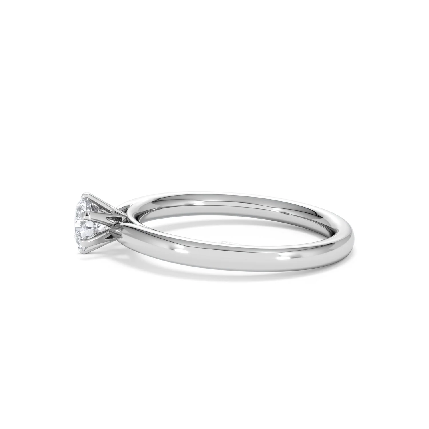 Engagement Ring Certified Low Set Chloe 18K White Gold Diamond 0.50CT - Image 69
