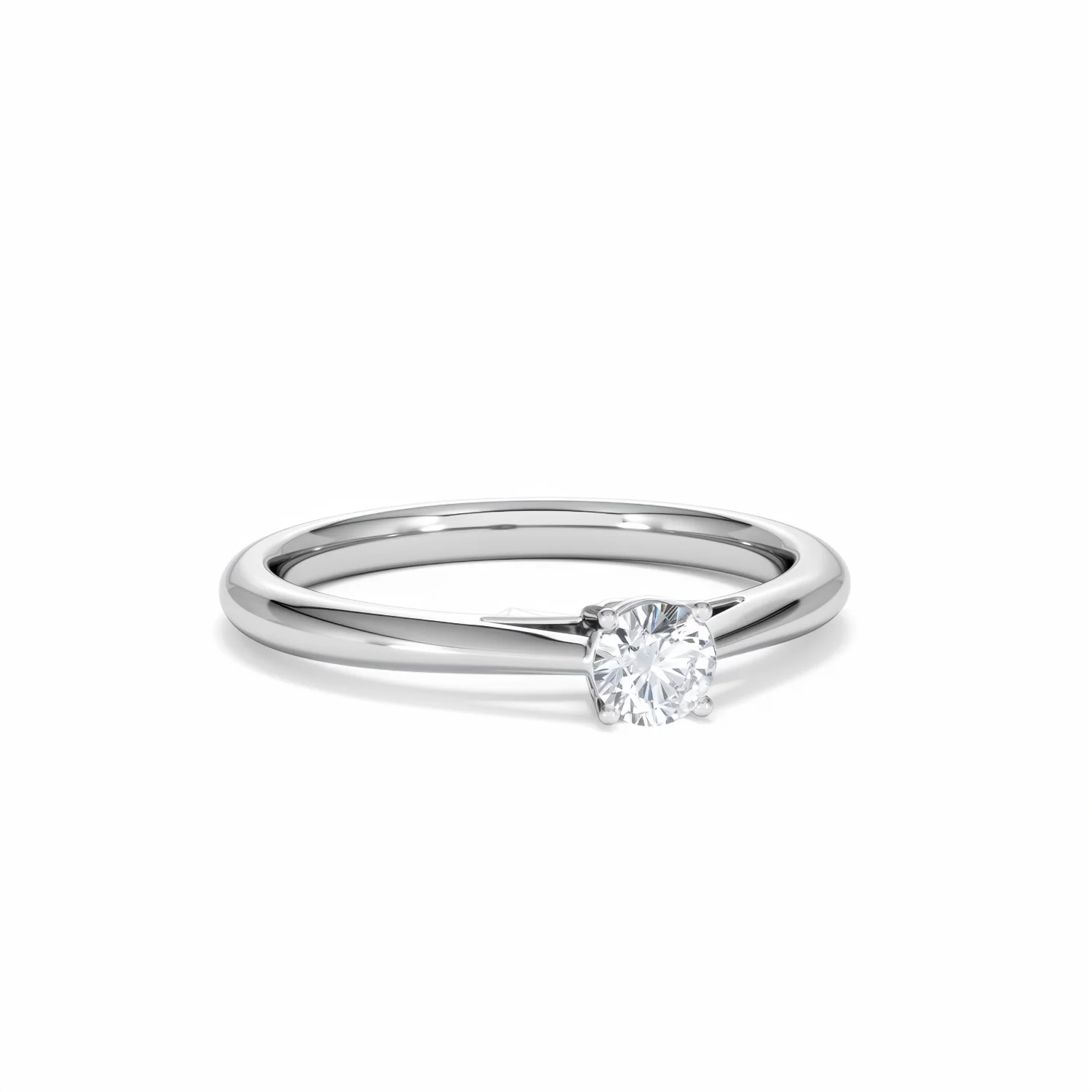 Engagement Ring Elysia 0.25ct Lab Diamond G/Vs in 18K White Gold - Image 12