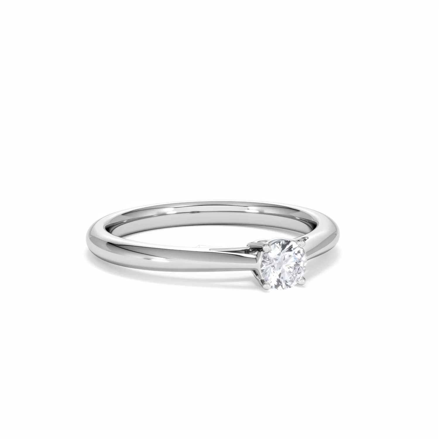 Engagement Ring Elysia 0.25ct Lab Diamond G/Vs in 18K White Gold - Image 14