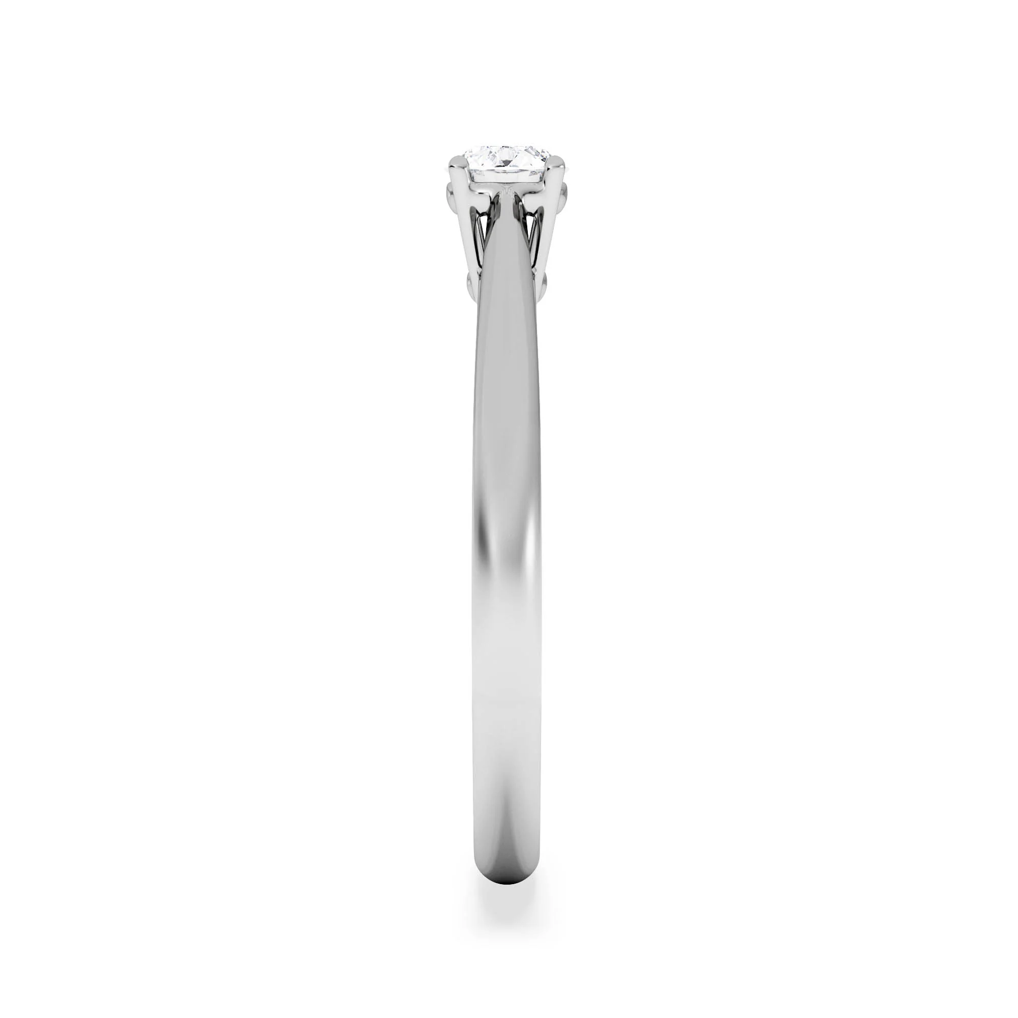 Engagement Ring Elysia 0.25ct Lab Diamond G/Vs in 18K White Gold - Image 5