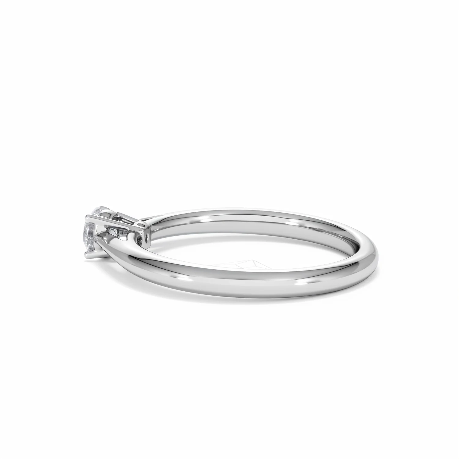 Engagement Ring Elysia 0.25ct Lab Diamond G/Vs in 18K White Gold - Image 64