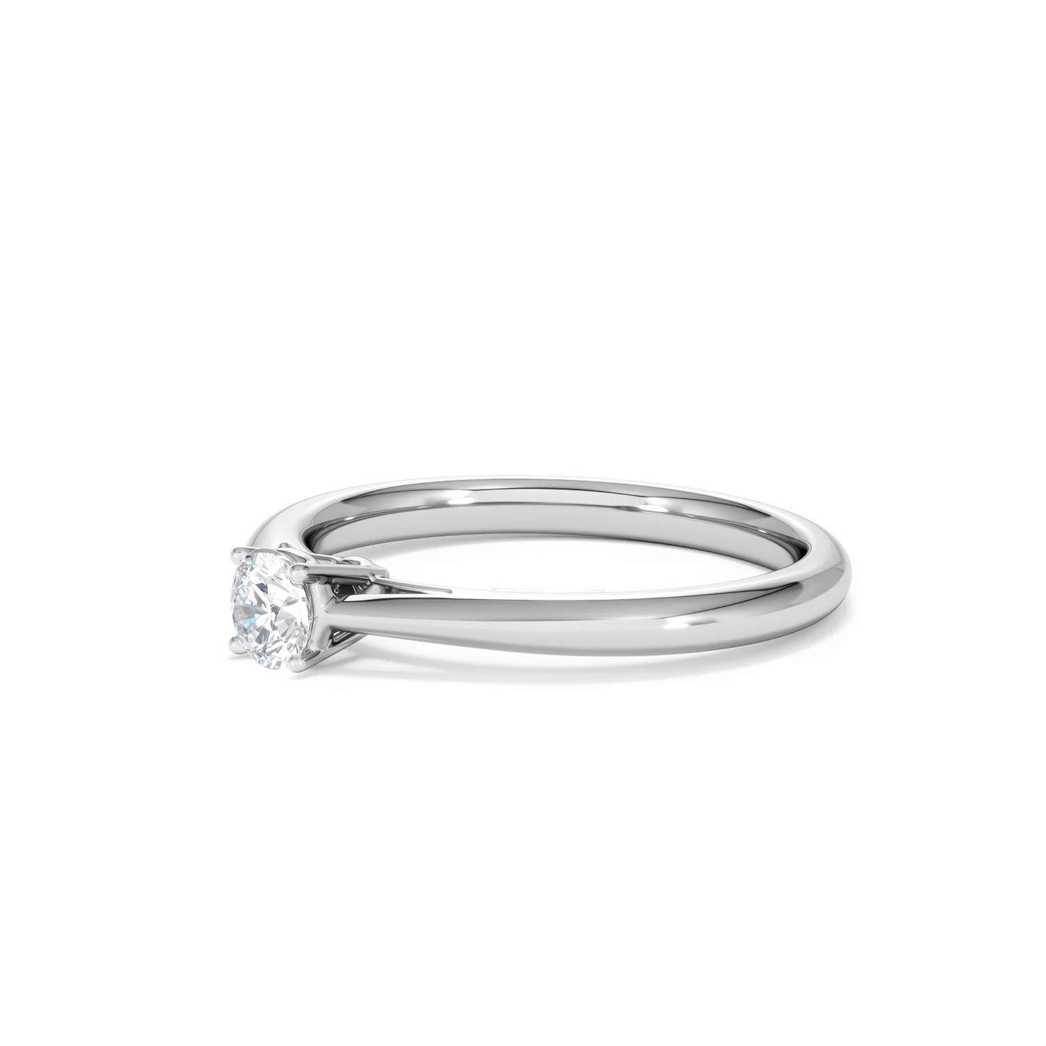 Engagement Ring Elysia 0.25ct Lab Diamond G/Vs in 18K White Gold - Image 77