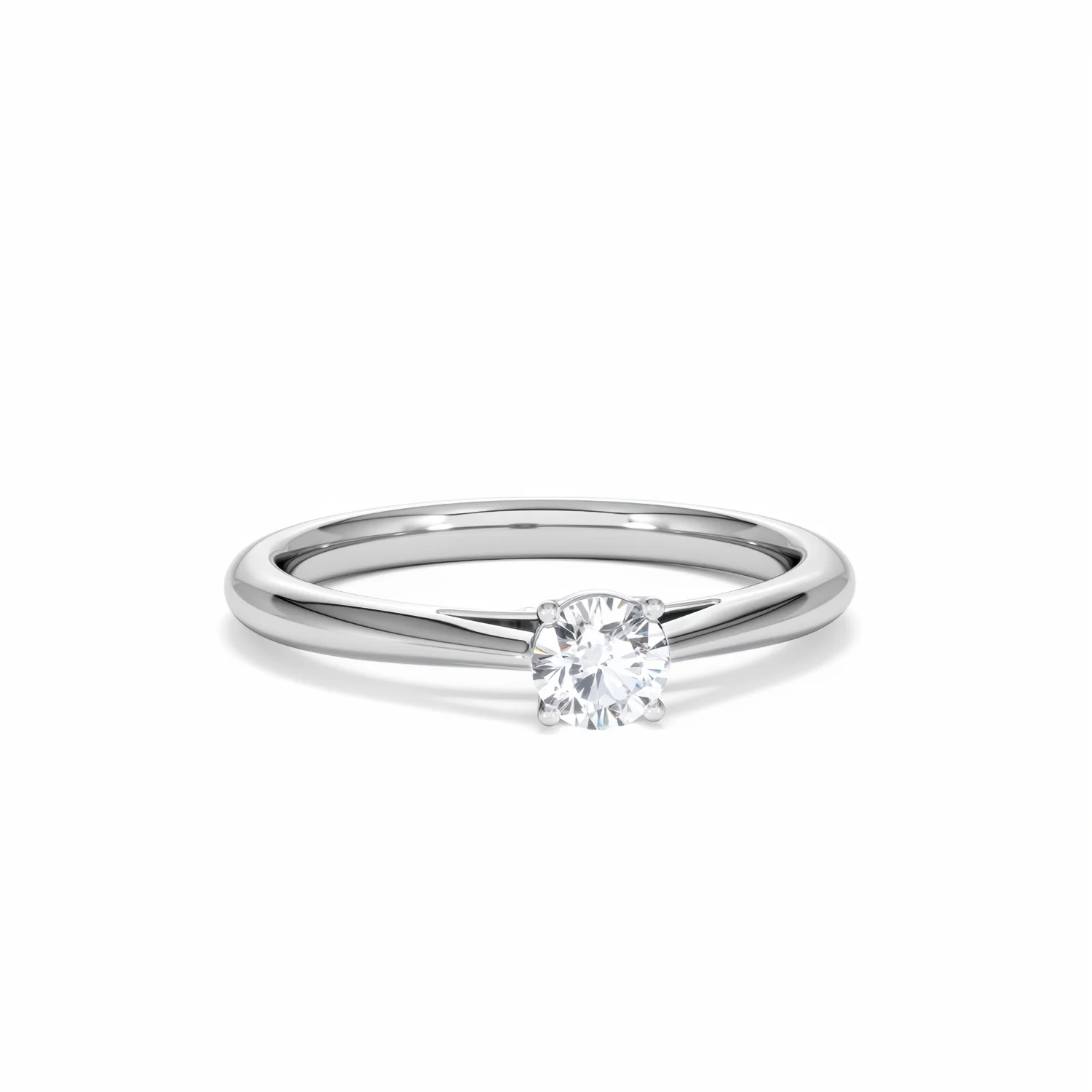 Engagement Ring Elysia 0.33ct Lab Diamond G/Vs in Platinum - Image 10