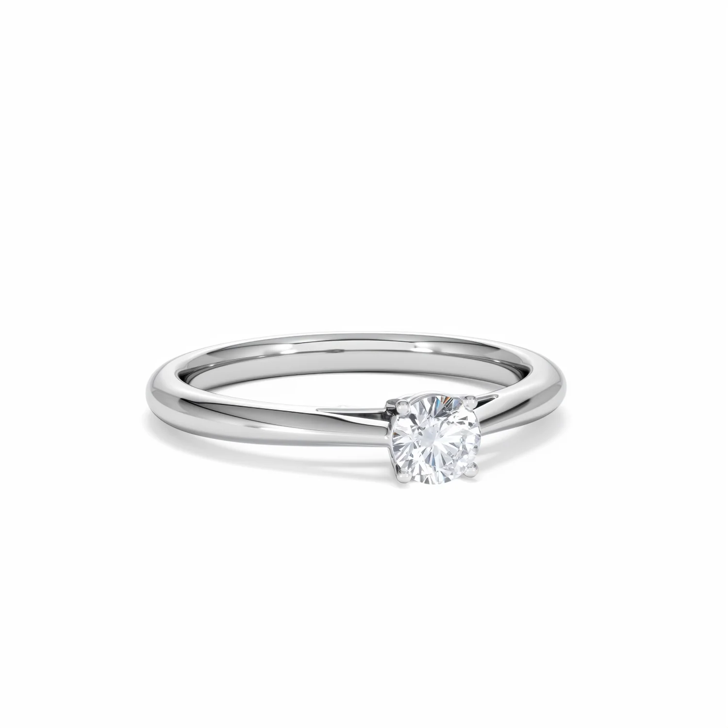 Engagement Ring Elysia 0.33ct Lab Diamond G/Vs in Platinum - Image 12