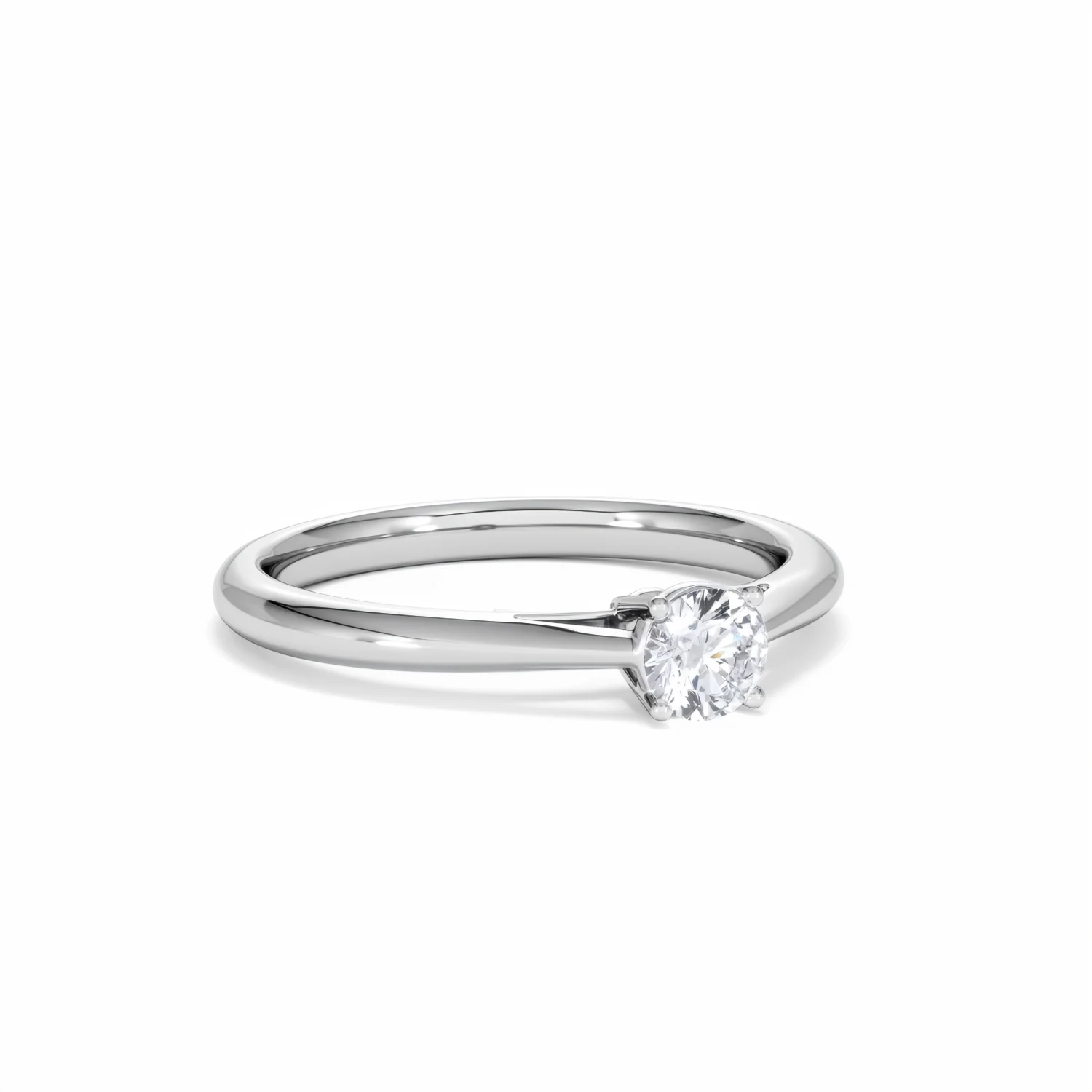 Engagement Ring Elysia 0.33ct Lab Diamond G/Vs in Platinum - Image 14