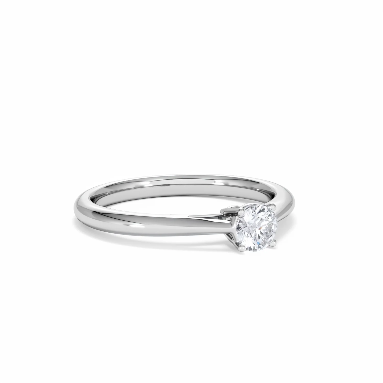 Engagement Ring Elysia 0.33ct Lab Diamond G/Vs in Platinum - Image 15