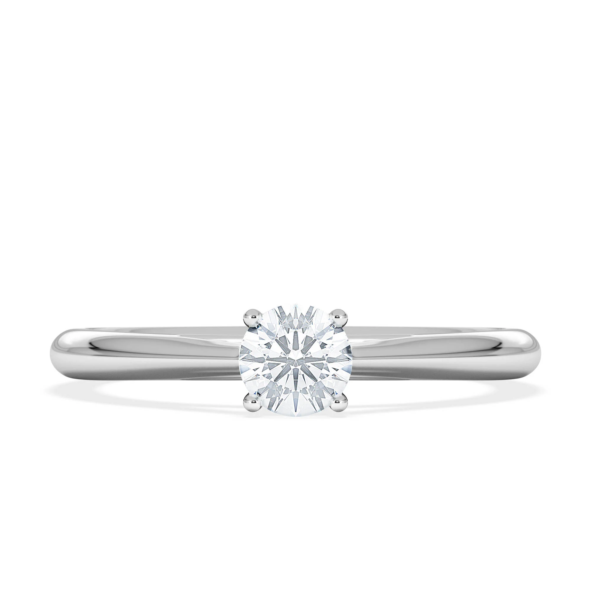 Engagement Ring Elysia 0.33ct Lab Diamond G/Vs in Platinum - Image 6