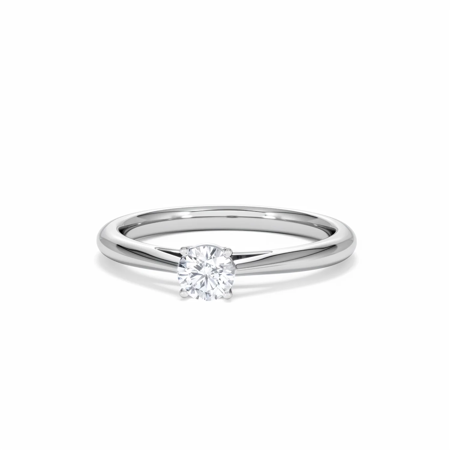 Engagement Ring Elysia 0.33ct Lab Diamond G/Vs in Platinum - Image 86