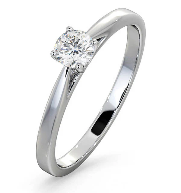 Engagement Ring Elysia 0.33ct Lab Diamond H/Si in Platinum