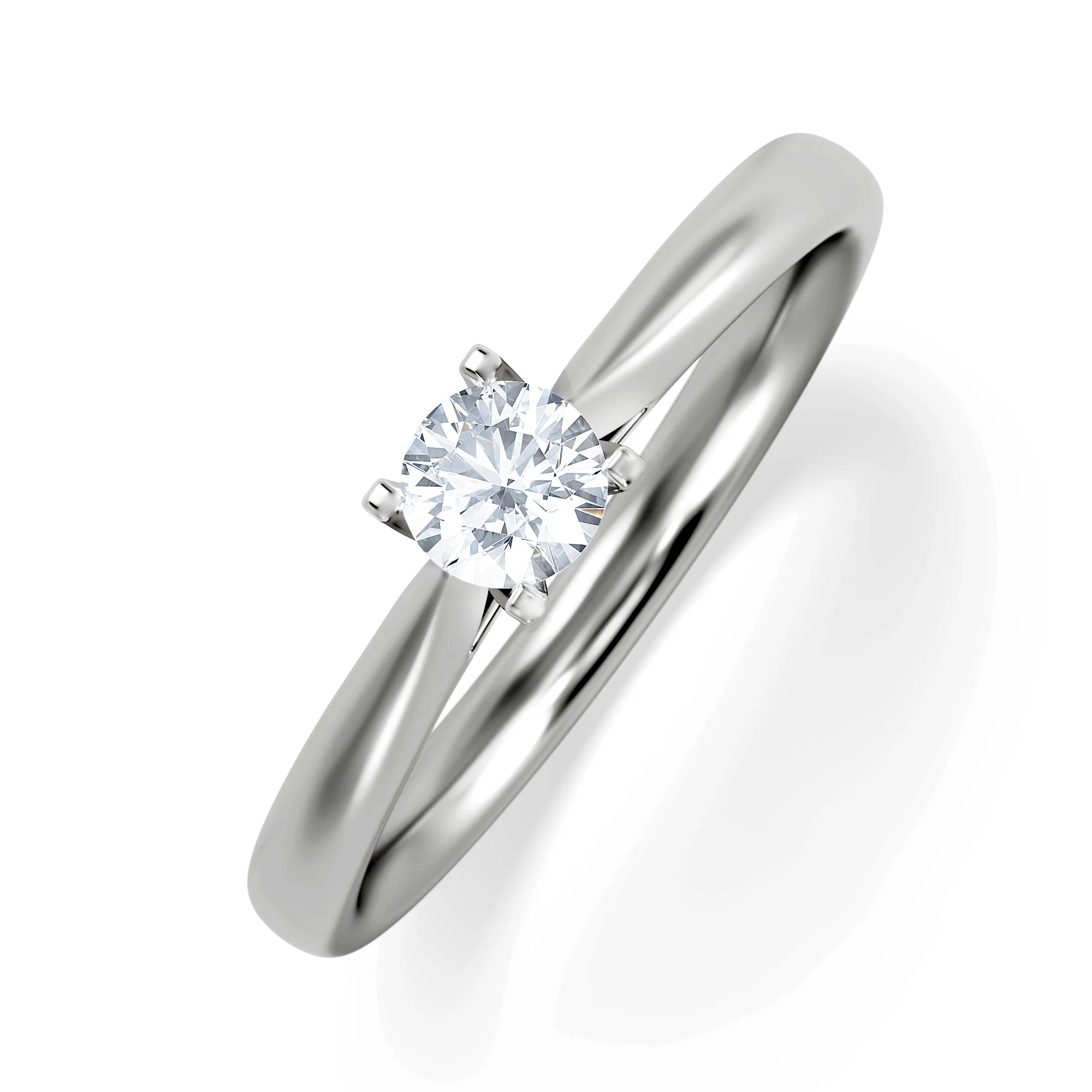 Engagement Ring Grace 0.25ct Lab Diamond G/Vs in Platinum